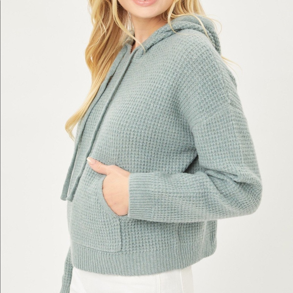 Drawstring Hoodie Sweater - Picture 2 of 5